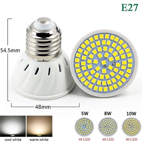 Mr16 gu10 e27 e14 - 5w, 8w