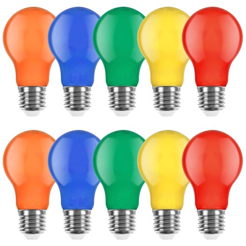 10er set farbige led - set,