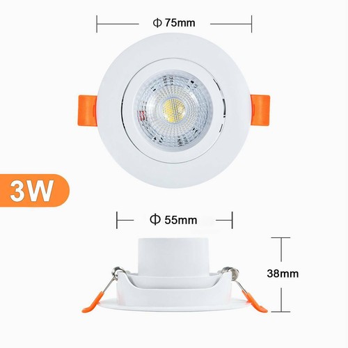 Led einbaustrahler decken - einbaustrahler,