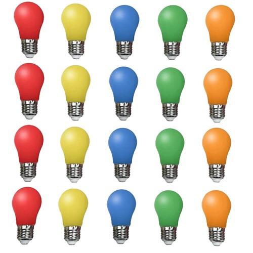 20x led lampe e27 farbig - led,