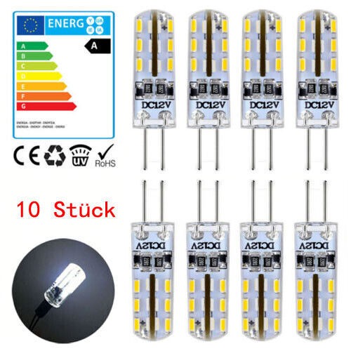 10x led kaltweiß - g4, 12v