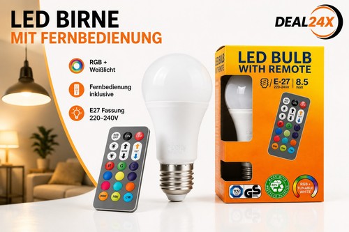 Led rgb glühbirne e27 - 💡,