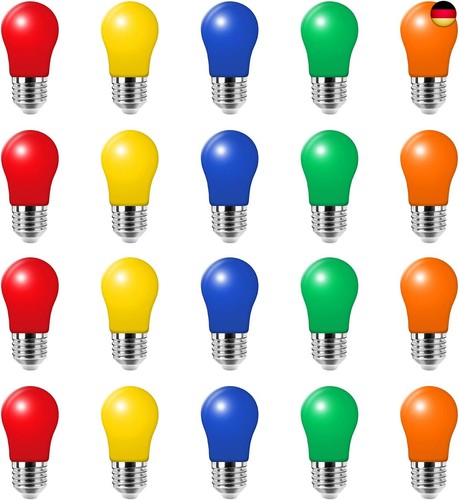 20er pack e27 led bunte - 20er,
