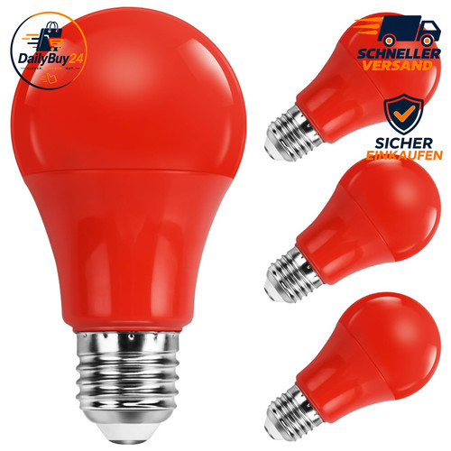Led birne e27 - e27, rot