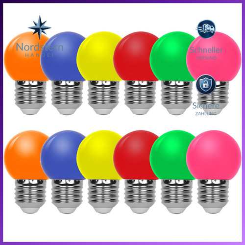 Led glühbirnen e27 bunte - e27, 1w