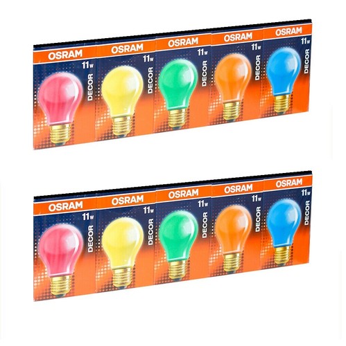 10er set osram bunte - set,