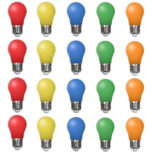 20er set farbige led - set,