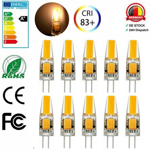 10stk led cob - g4,